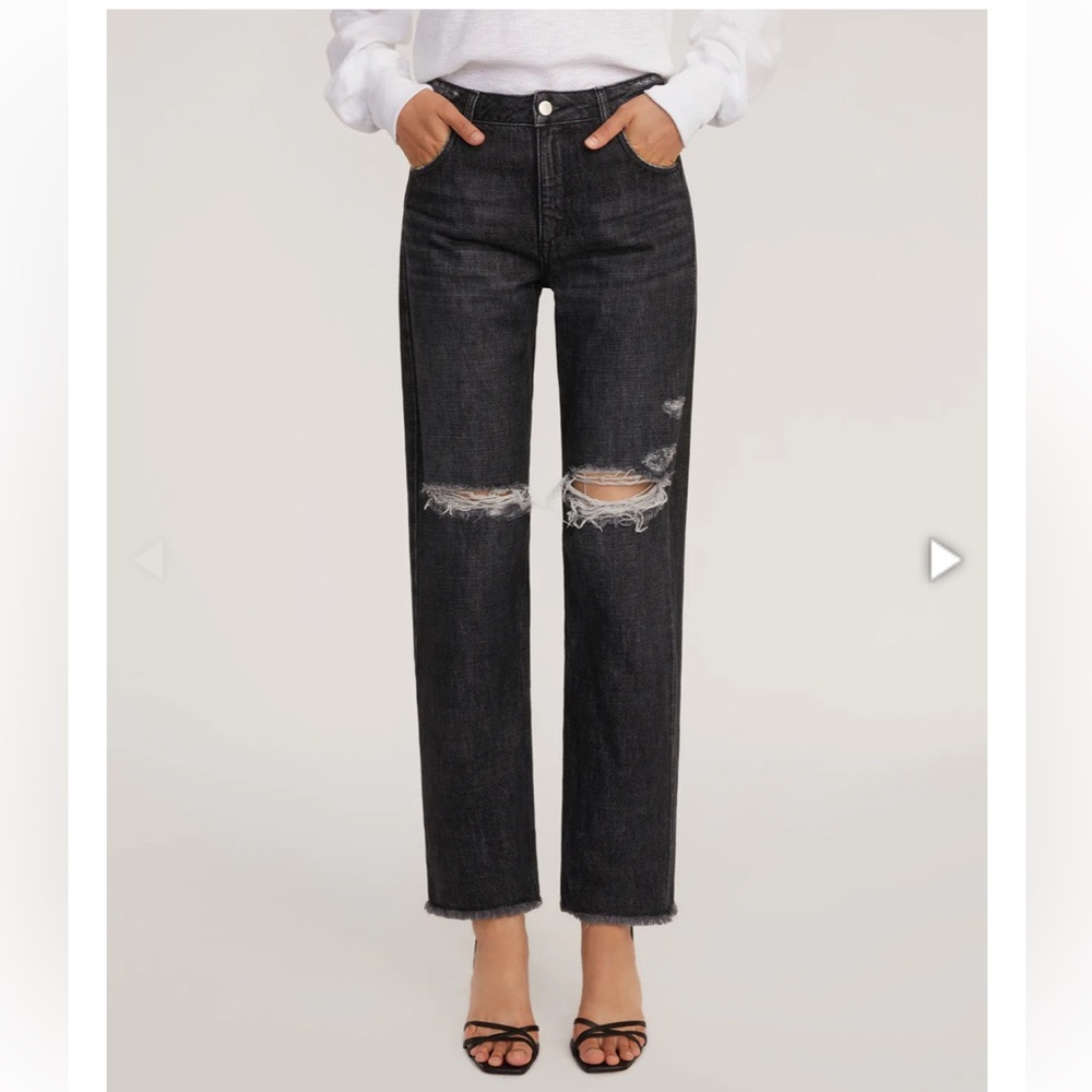 Marisa Webb Dylan distressed jean in black